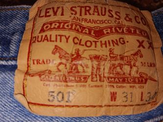 LEVI 501. W/31×L/34