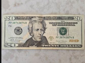 2017 Twenty Dollar Repeater Bill. 