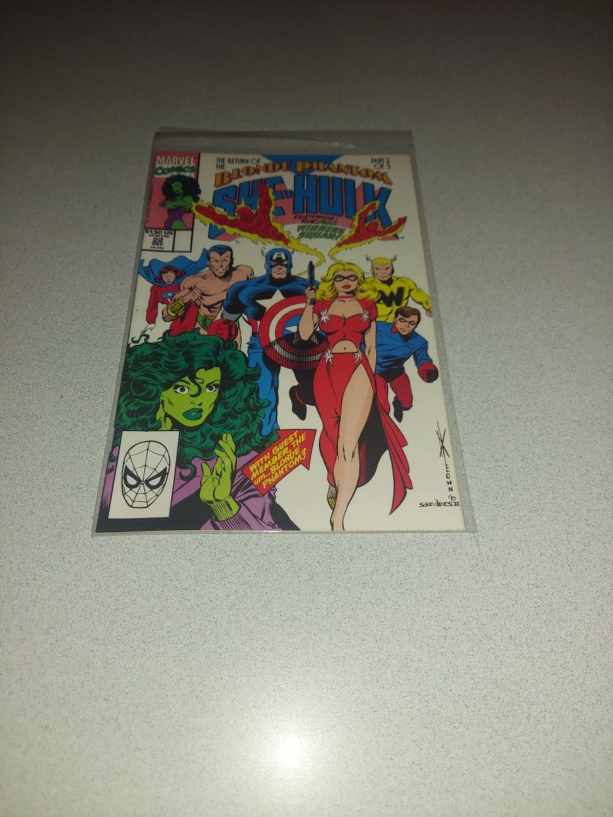 1990 THE SENSATIONAL SHE-HULK #22 COMIC BAGGED