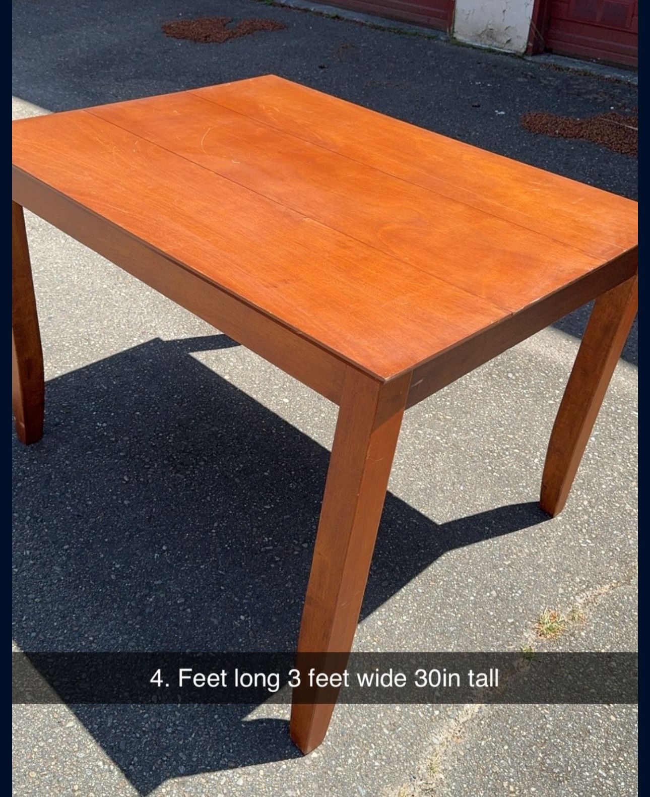 Wooden Kitchen Dinner Table
