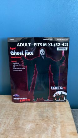 HALLOWEEN SCREAM GHOST FACE ADULT SIZE MEDIUM-XL COSTUME