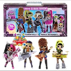 LOL Surprise Super Remix OMG Dolls Set