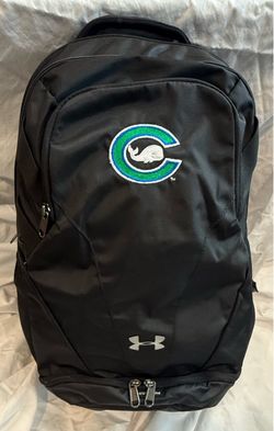 Hartford Whalers Under Armour Hustle 3.0 Backpack - Black/Grey - Like New!