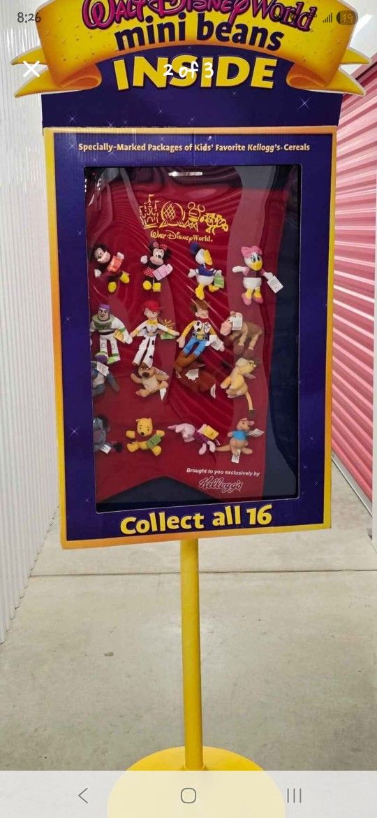 Kellogs Disney Plush Display