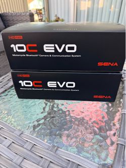 NEW Open Box Sena 10C EVO Motorcycle Bluetooth Camera & Communication System (2 Available)