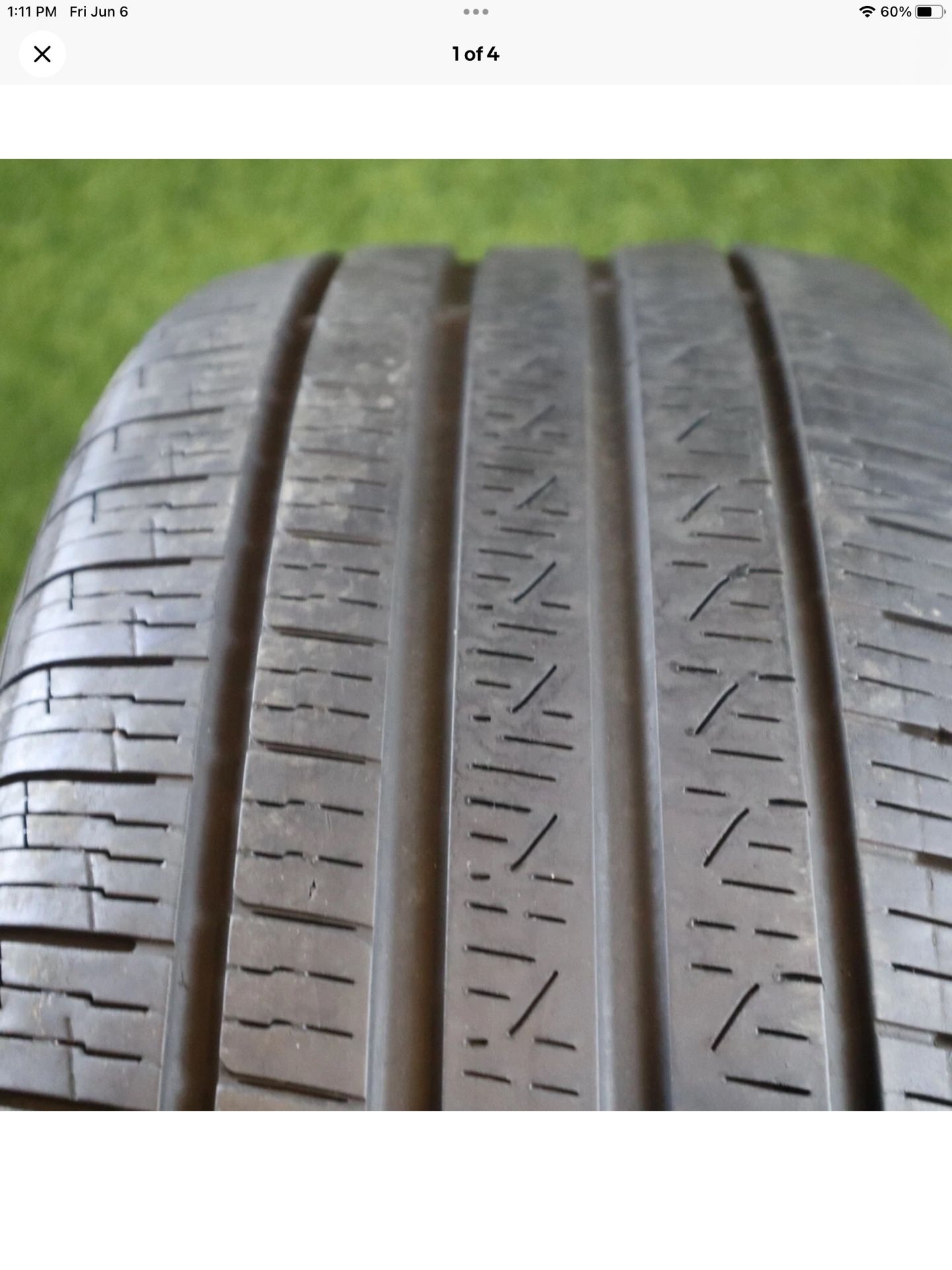 225 45R18 Pirelli Cinturato P7 All Season Run Flat 65% Tread 5/32 95H SKU 24975 Grade A Tires