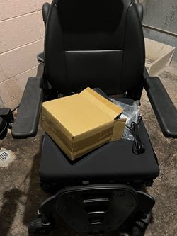 Black Electric Power Wheelchair