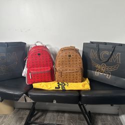 2 Mcm Backpacks Unisex 