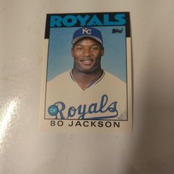 BO JACKSON. ROOKIE 
