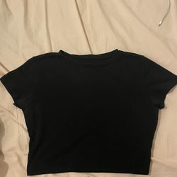 Black Crop Top