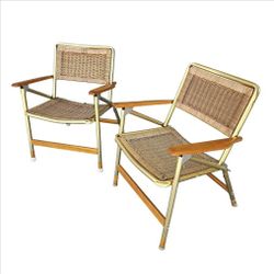 Mid Century Folding Chairs