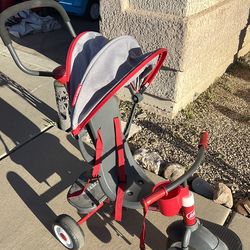 Radio flower tricycle