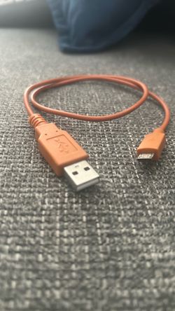 USB-A to USB-C cable (orange),