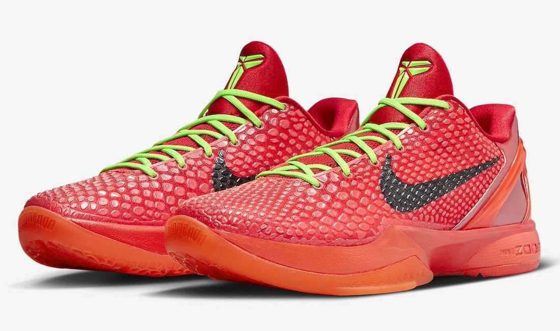 Nike Kobe 6 Reverse Grinch Size 9