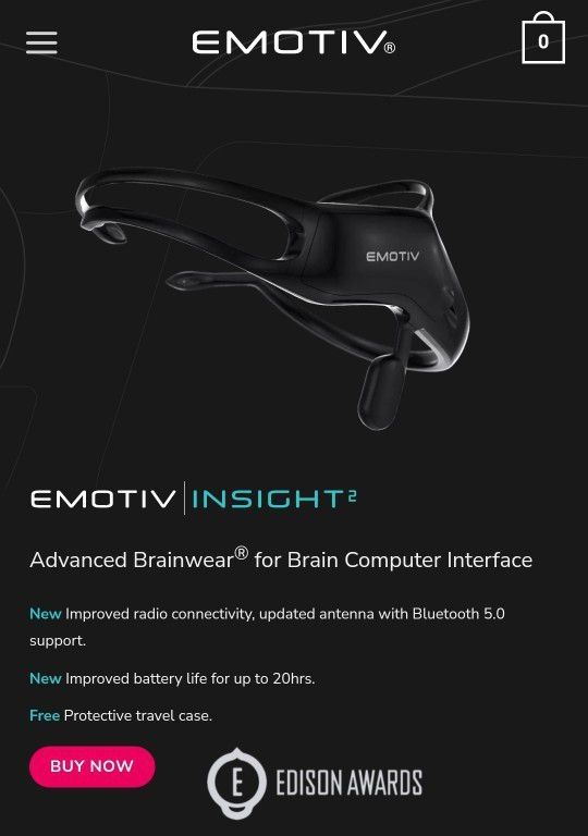 Emotiv Insight EEG Brainwave Reading Headset AMAZING DEVICE &PRICE
