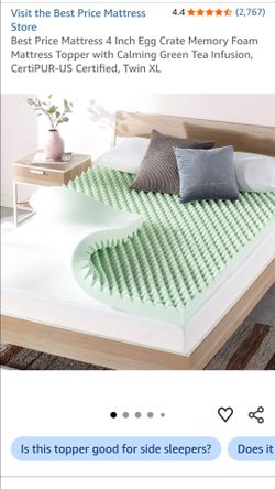 4 inch mattress topper never used
