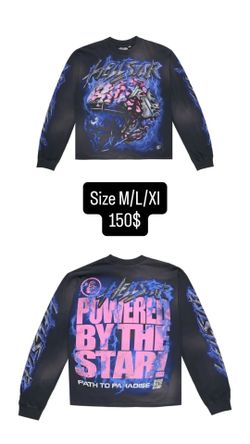 Hellstar Powered By The Star L/S Tee Size M/L/Xl