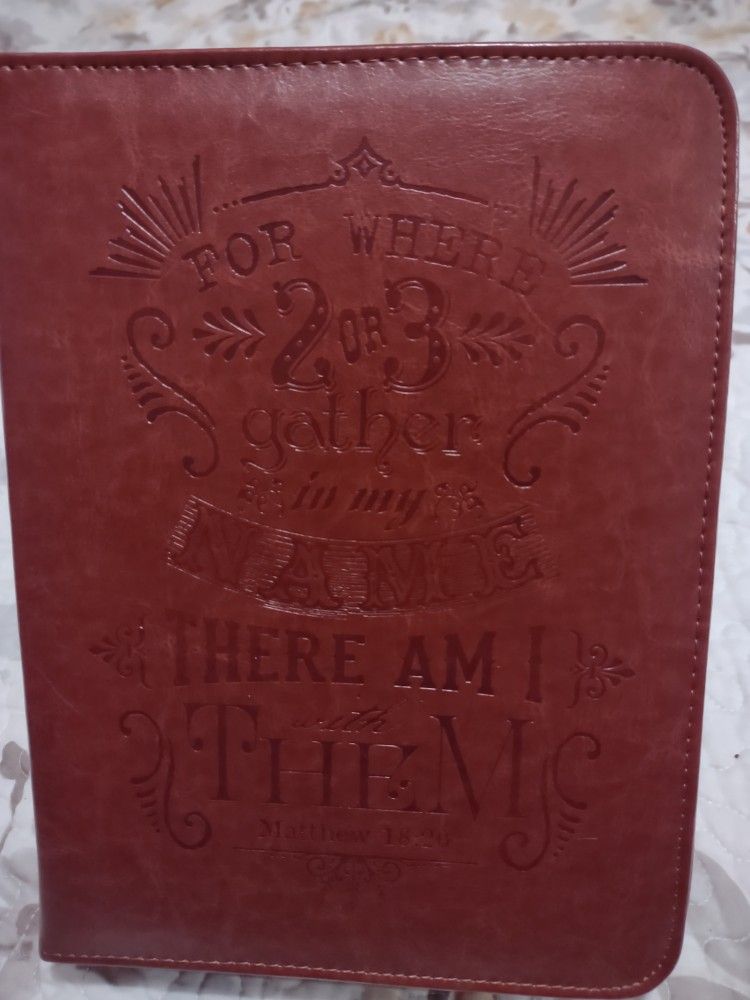Large Leather Bible 📖 Case