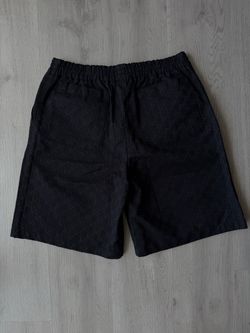 Gucci GG Monogram Black Shorts
