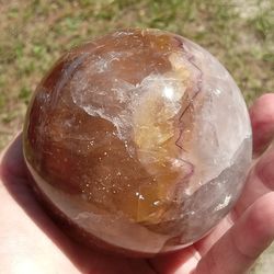 1030g Fluorite Crystal Sphere 