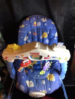 Itsy Bitsy Bouncer! Blue! Practically New!