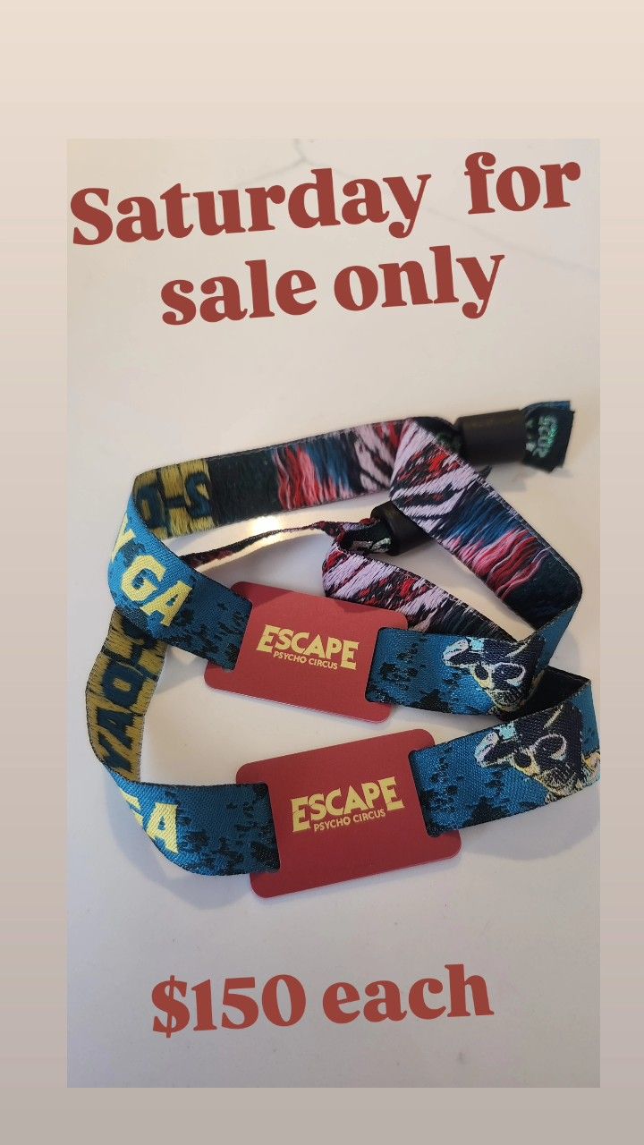 ESCAPE SAT WRISTBANDS