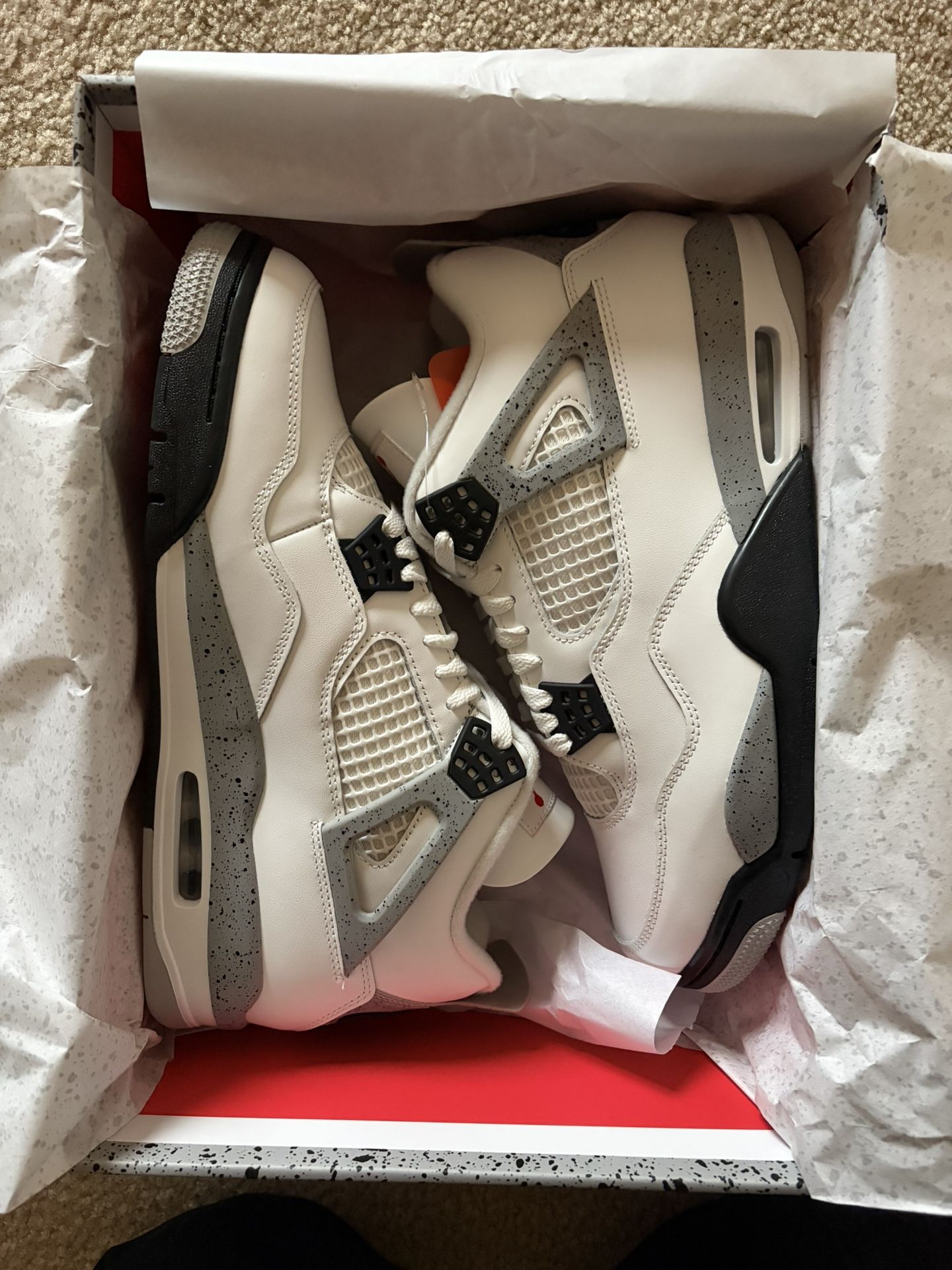 Jordan 4 White Cement Size 11