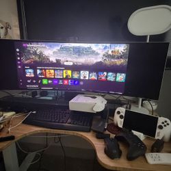 Curved 49” LED Samsung Monitor 