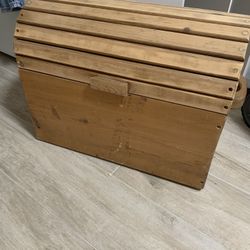 Handcrafted Cedar Treasure Trunk 