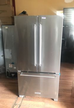 Brand New Kitchen Aid a Three Door Refrigerator