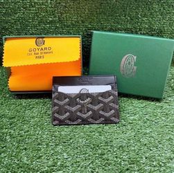 Goyard card holder (black)