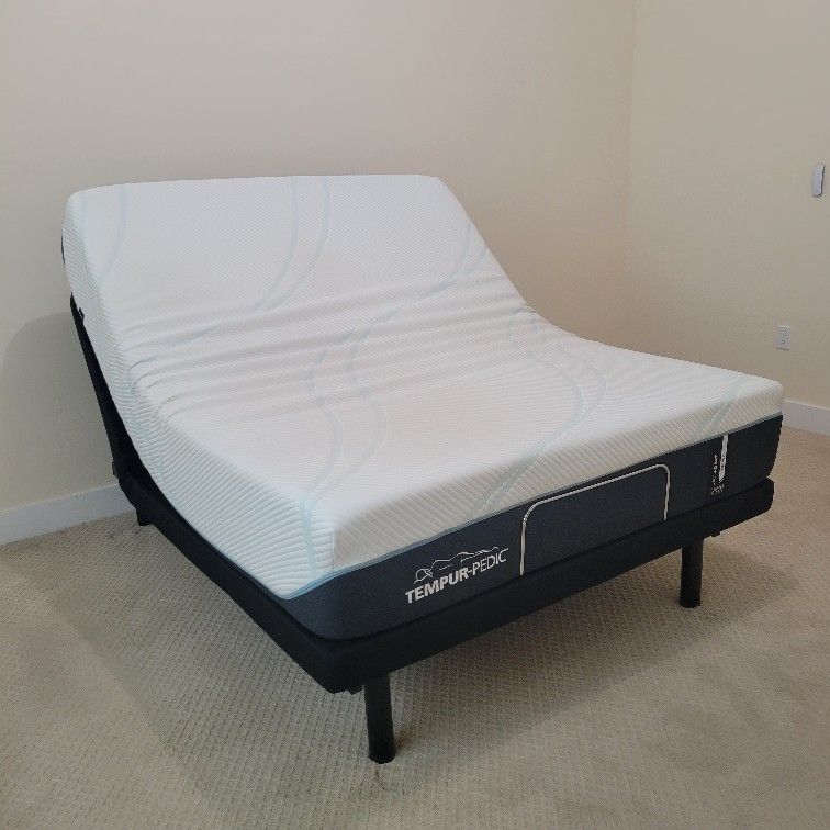 Queen 12" Tempur-Proadapt Medium Mattress And Adjustable Base