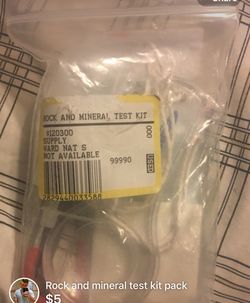 Rock and miners test kit