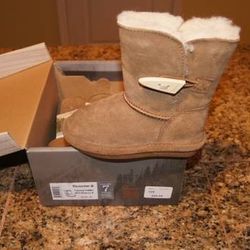 Brand New - Bearpaw Victorian Boots - Hickory - Size 7 Toddler