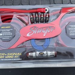 Stinger 4000 Amplifier Installation Wires