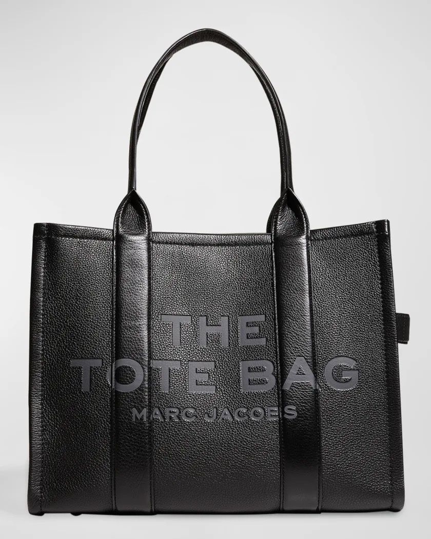 Marc Jacobs - The Leather Large Tote Bag in Black