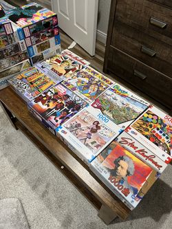 500 & 1000 Piece New Puzzles 