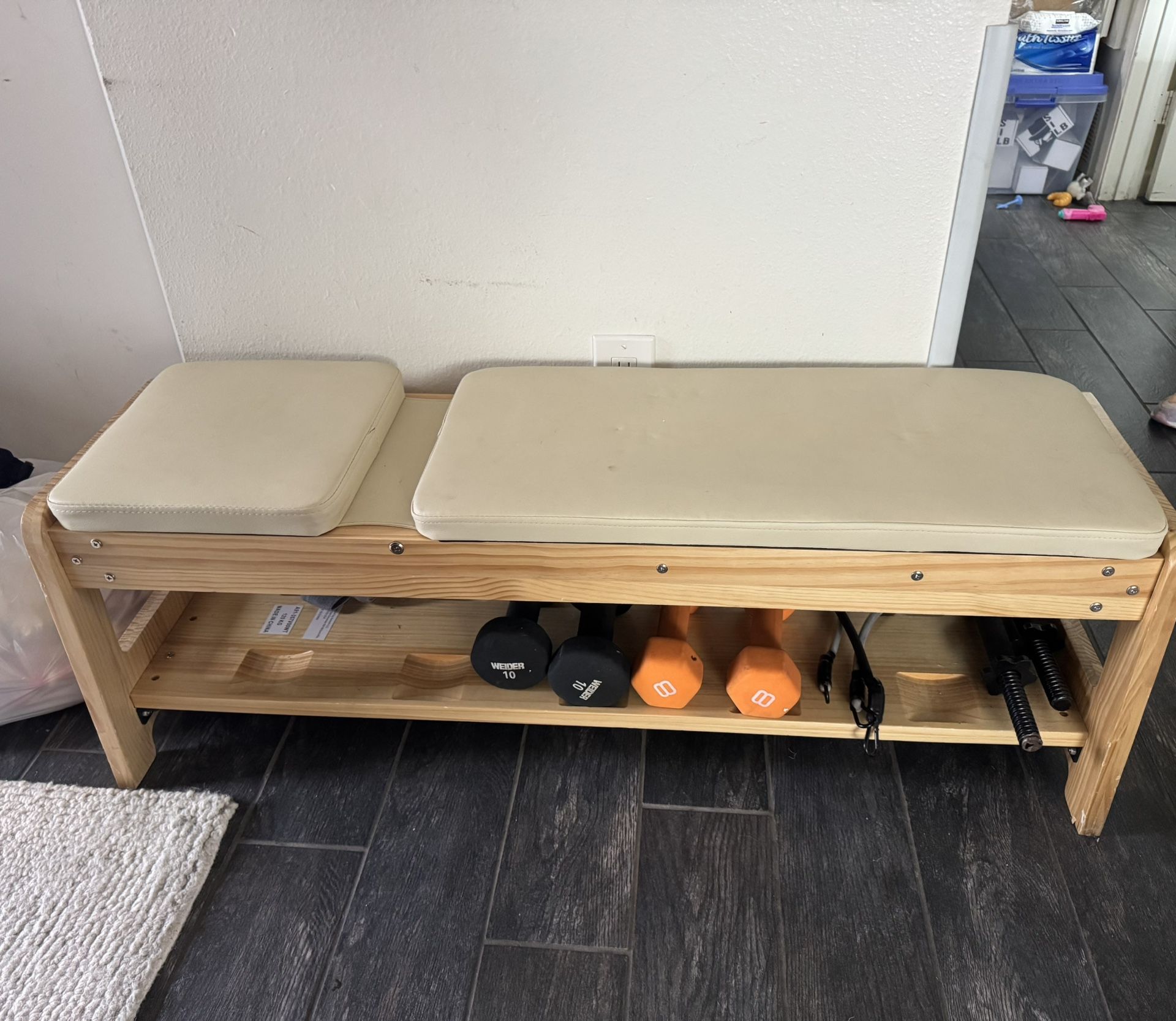 Exercise Bench And Weights 