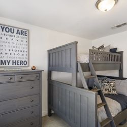 Restoration Hardware Bunk Bed + IKEA Dresser – Bundle