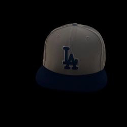 Los Angeles Dodgers World Series Champions white and blue fitted hat