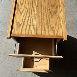 Oak Filing Cabinet