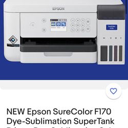 Sublimation Eco tank Epson Printer F170  Brand New