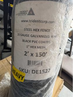 Garden fence or chicken wire 2ft x 150 ft (3 available) $40 each firm