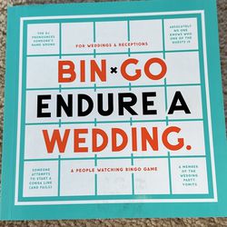 Wedding Bingo game