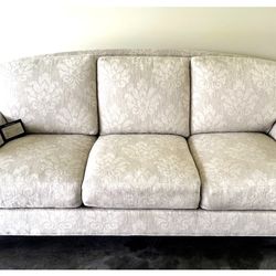 Custom Ethan Allen Damask Sofa (reduced price)