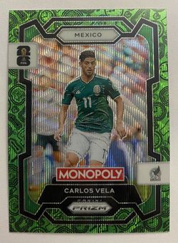 2026 Panini Prizm Monopoly FIFA Football Soccer World Cup Mexico Carlos Vela #53