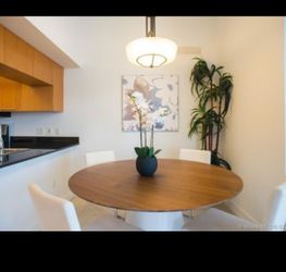 Modern Dining Table with 4 Chairs