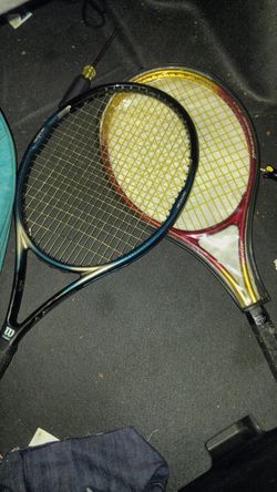 Wilson&Dunlop tennis rackets