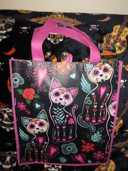 Brand New Dia De Los Muertos Reusable Tote Bags.