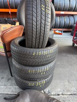 18” bridgestone tires 215/50/18 with free installation $260